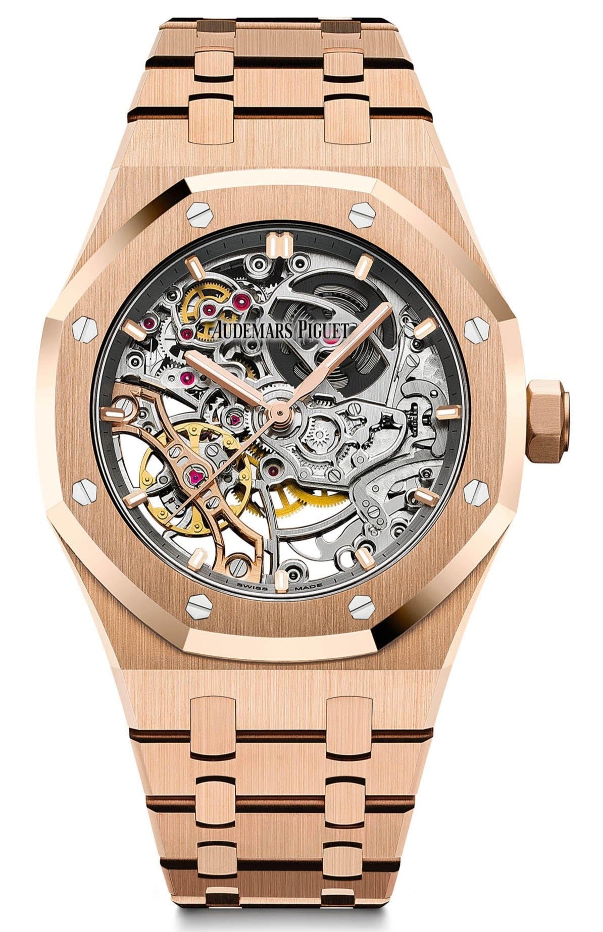 Audemars Piguet Royal Oak 37mm Skeleton Rose Gold Double Balance Wheel