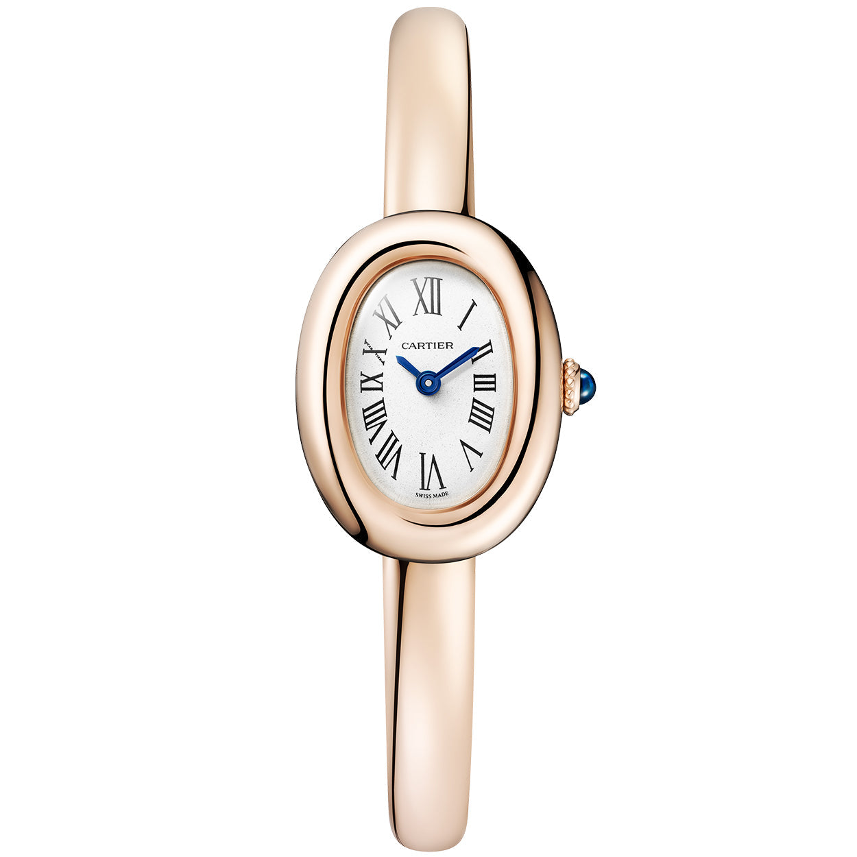 Cartier Baignoire Mini Size 16 18ct Rose Gold Ladies Bangle Watch