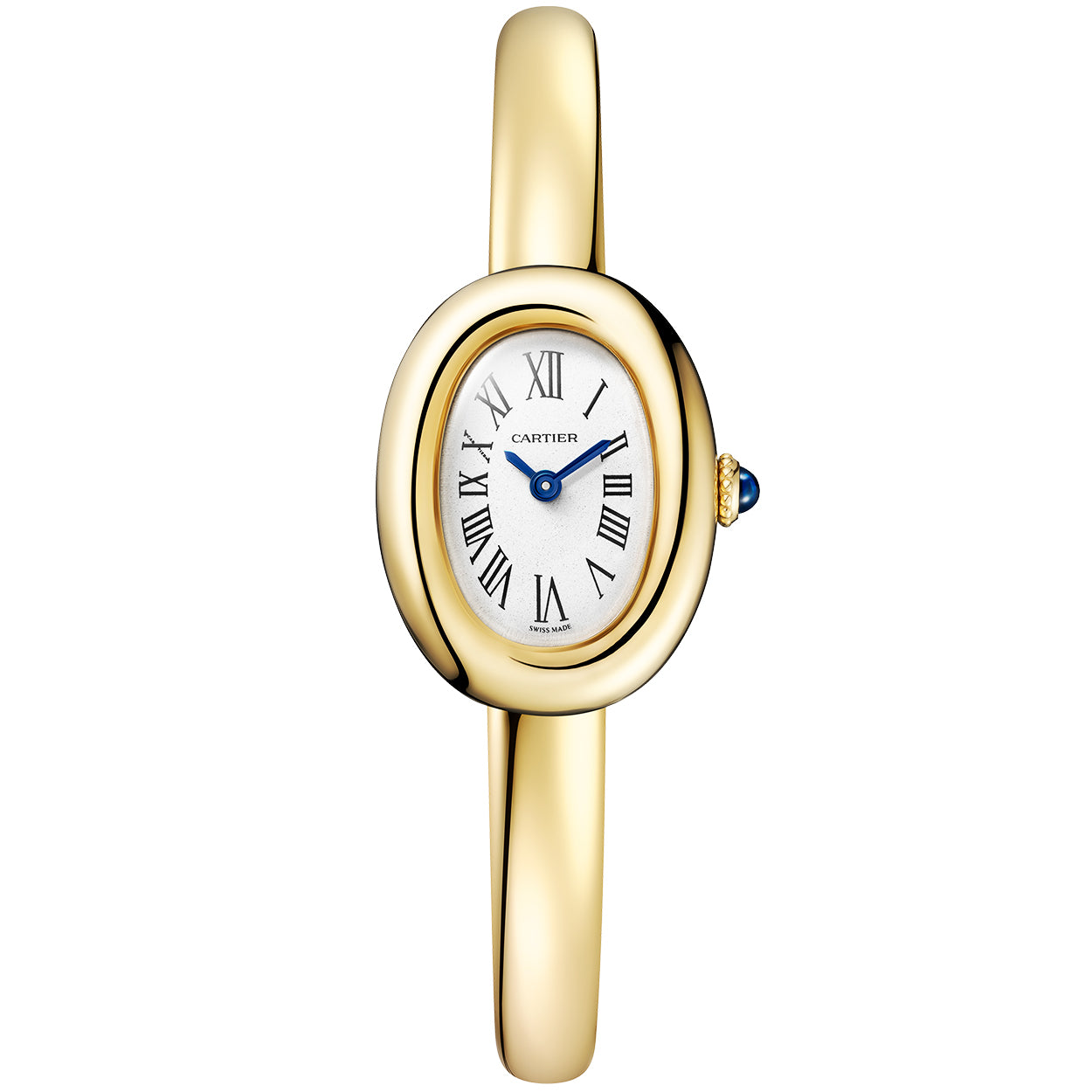 Cartier Baignoire Mini Size 17 18ct Yellow Gold Ladies Bangle Watch