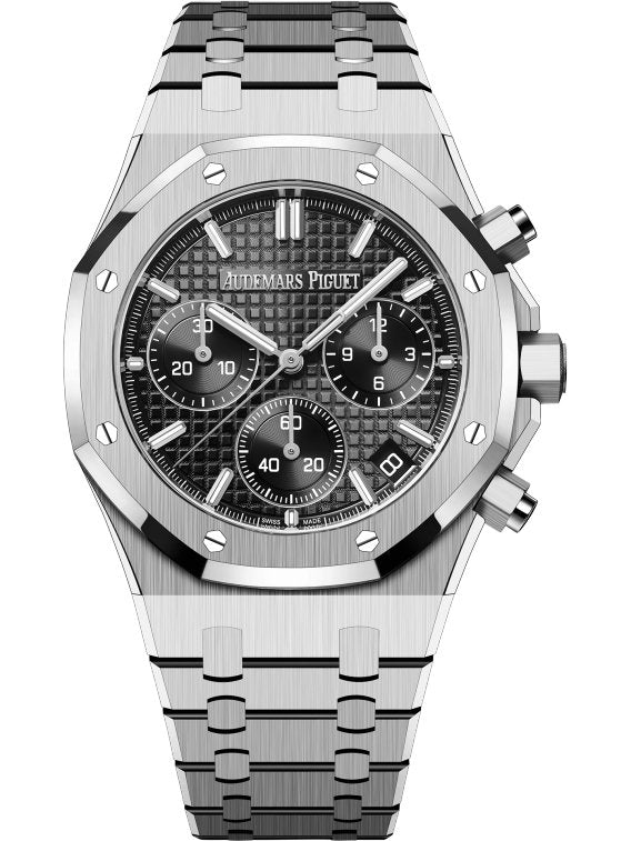 Audemars Piguet Royal Oak Selfwinding Chronograph Steel Black Dial 41mm